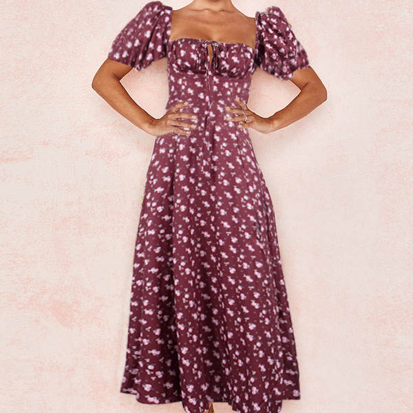 2026 Verão Novo Transfronteiriço Europeu e Americano Roupa de Mulher de Comércio Exterior Roupa de Mulher Francesa de vestido sem mangas