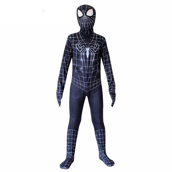 Traje de Cosplay do Homem de Ferro e Spiderman para Criança