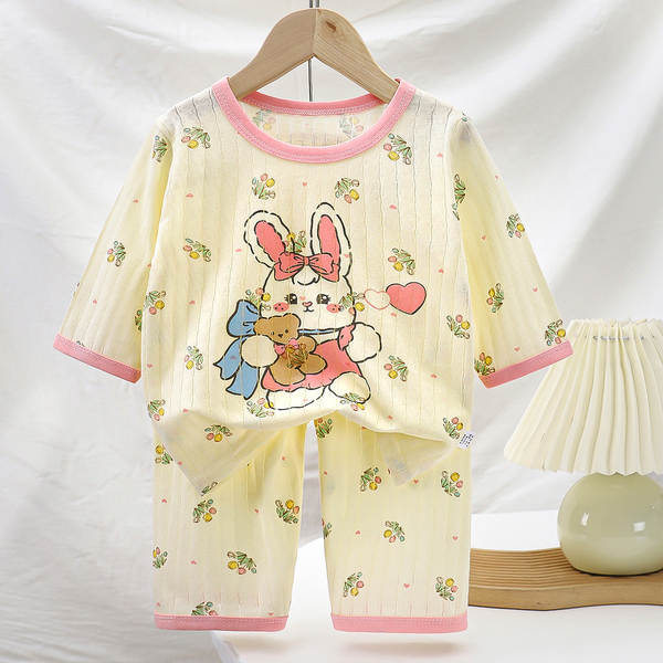 Conjunto de Pijama Infantil de Algodão