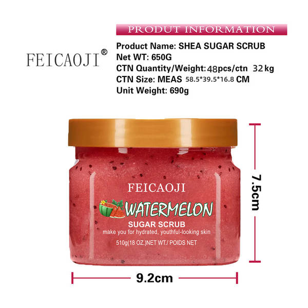Creme de limpeza corporal de melancia