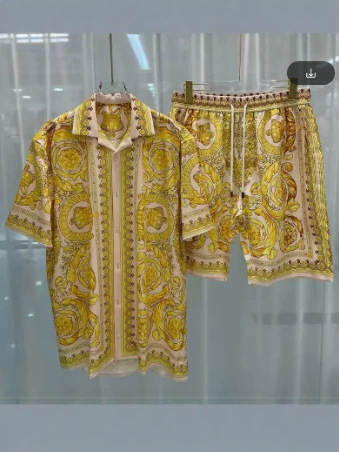 T-Shirt vintage masculino Verão 3D Impressão T-Shirt de praia Viagem de lazer Homens Havaí