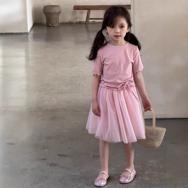Mulheres Miu estilo princesa amarrar mangas curtas T-shirt camisa de verão coreano vestido de ar puro amarrar mangas curtas