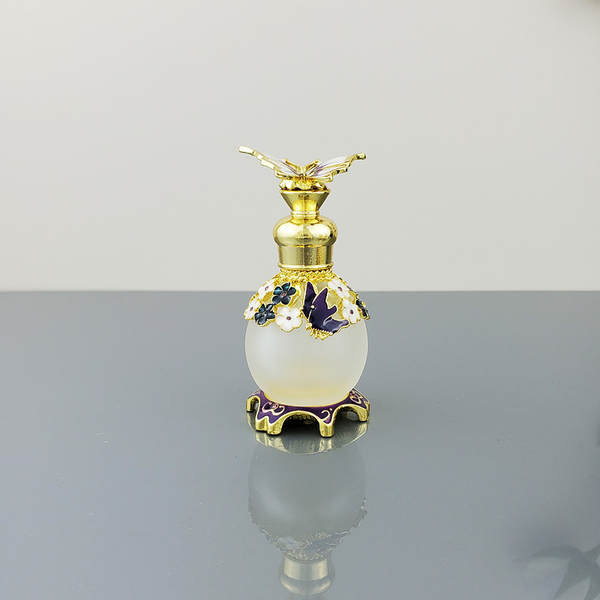 Botão de perfume de Dubai 15ml Berlim Menina Sem Pessoa Rose Blue Wind Clock Botão de perfume de óleo essencial de vidro vazio