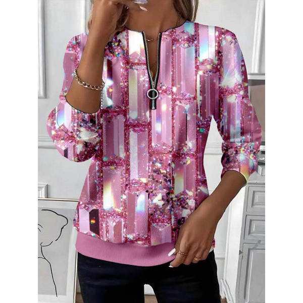 Outono Novo Modelo Europeu e Americano Lingerie Feminino T-Shirt Pós-Símia Vintage Camiseta Desportiva