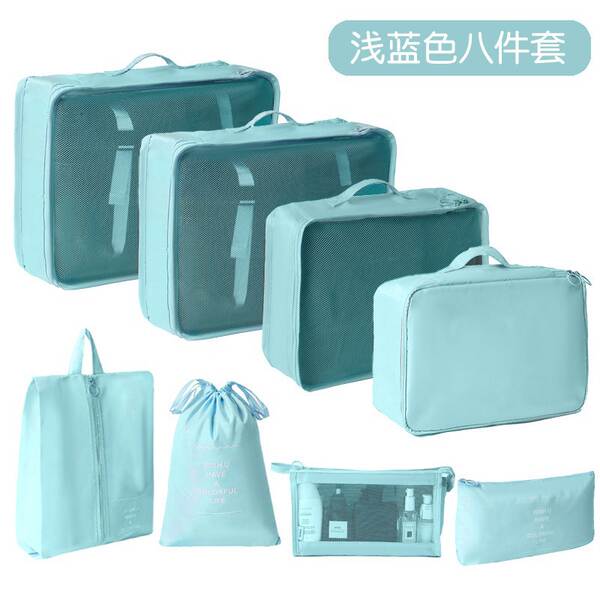 Conjunto de 7 Bolsas de Organização para Viagem