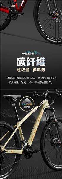 Bicicletas de montanha de fibra de carbono da Philips para adultos masculinos de 33 velocidades para bicicletas de montanha ultra-leves