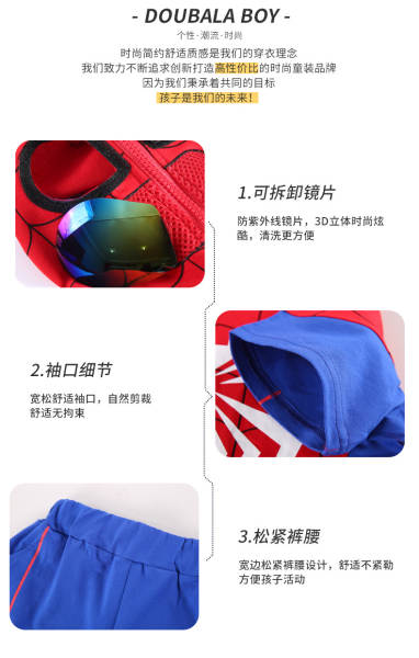 Conjunto Spiderman para menino