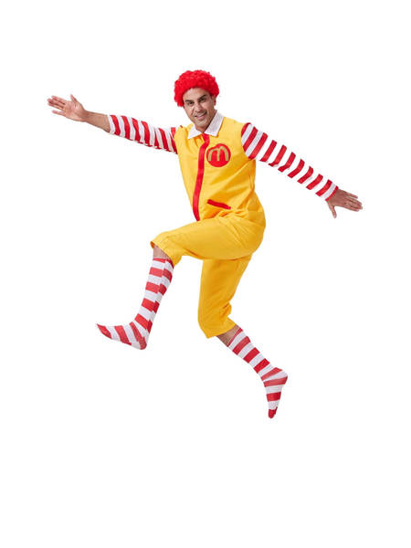 Traje de Palhaço Mac Donald para Homem