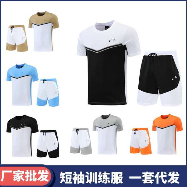 Novo modelo de esportes de corrida de moda de verão tendência moda suave e rápida secagem de ar de pulseiras curtas calças de treinamento