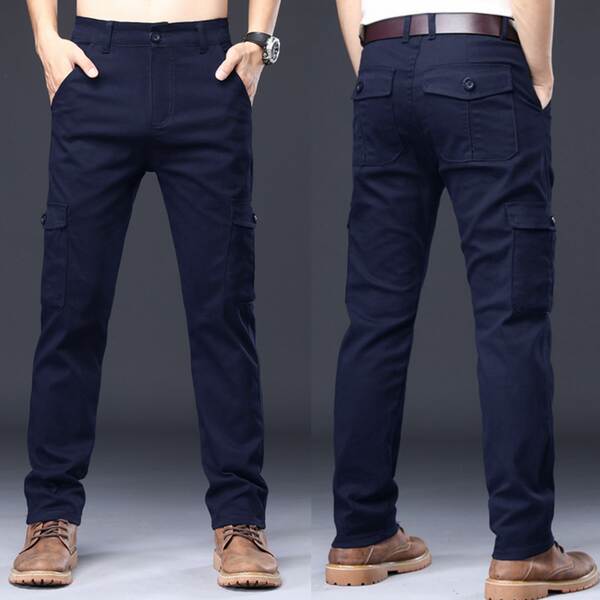 Calças de trabalho masculinas flexíveis flexíveis flexíveis confortavelmente multi-bolso jovens calças de trabalho para trabalhar calças especiais para soldados