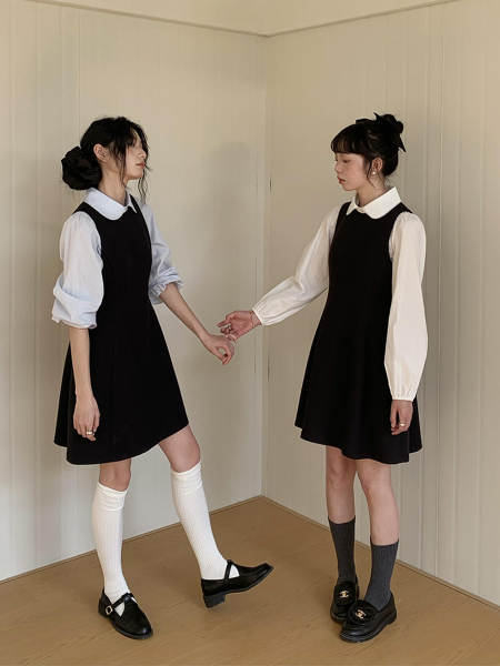 Vestido de outono para meninas Y4080F