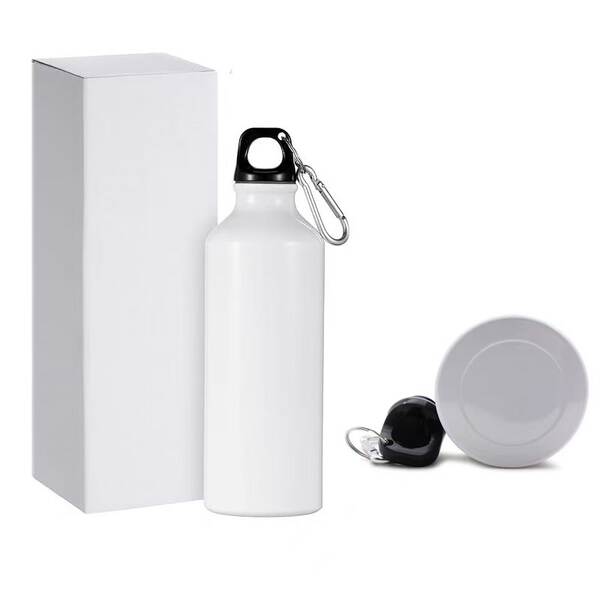 Cozinha de água do esporte da impressão térmica DIY pode ser impressa com aquecimento térmico de revestimento branco do esporte de viagens ao ar livre de alumínio