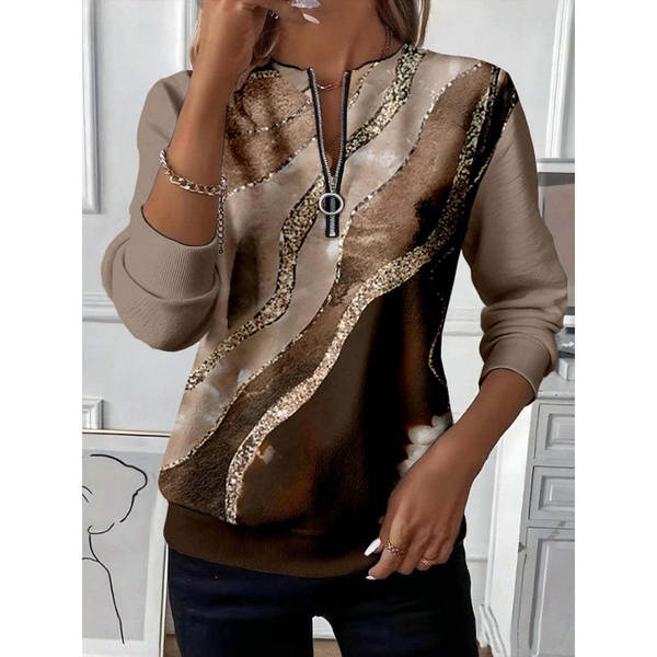 Outono Novo Modelo Europeu e Americano Lingerie Feminino T-Shirt Pós-Símia Vintage Camiseta Desportiva