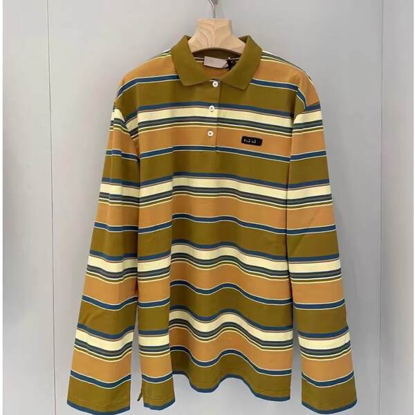 T-Shirt de 24 miu da Polônia do irmão do rei da origem da mesma linha de mangas compridas para homens e mulheres da mesma roupa