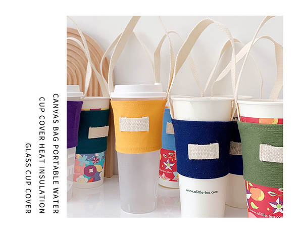Bolsa de Tecido para Copos de Café