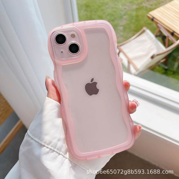 Aplicável Samsung S25Ultra Capa do celular S24 Protector S23 A35/A15 Faixa de onda A55 transparente