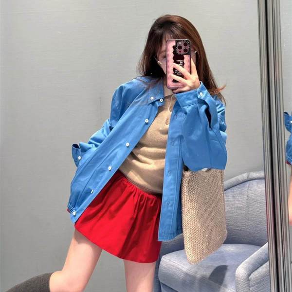 Colecção de roupas de casacos da escola de moda da MIU Muji Fashion Fashion Colecção de casacos de moda da faculdade
