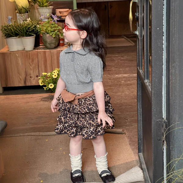 Vestido curto de verão para menina