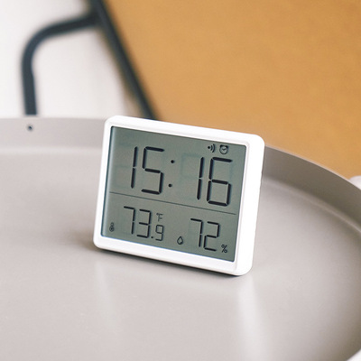 INS Relógio simples de tela grande sala de estar pendurar relógio temperatura de umidade relógio criativo relógio moderno pendurável YD106