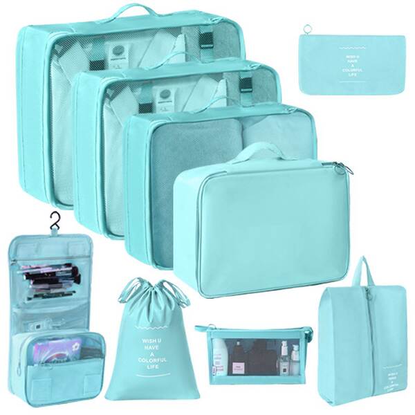 Conjunto de 7 Bolsas de Organização para Viagem