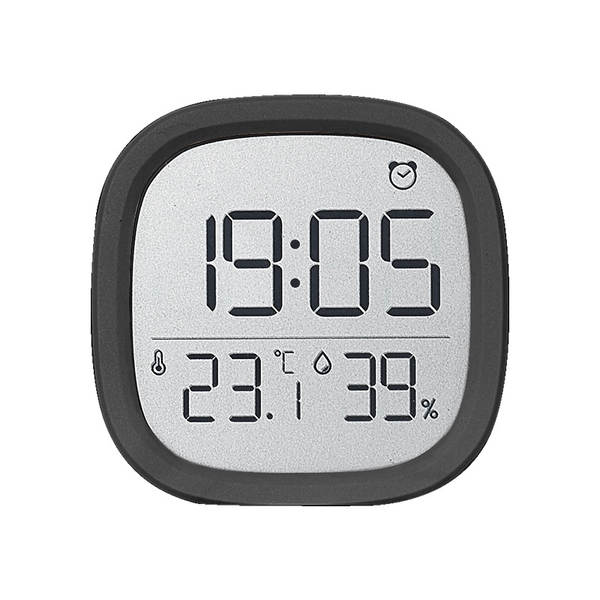 Relógio eletrônico finíssimo relógio digital simples de parede LCD pequeno relógio multifuncional de temperatura de relógio eletrônico 8218