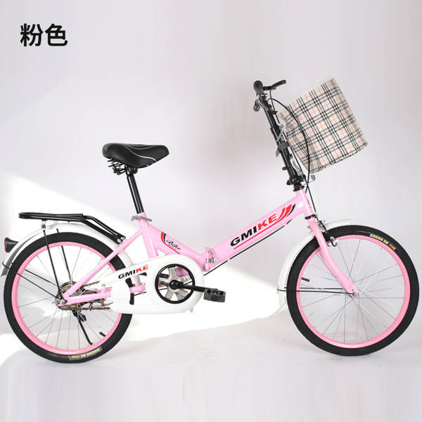 Carro dobrável de 20 polegadas para crianças e alunos do ensino médio e médio para adultos para bicicletas simples para fazer fábrica de origem de LOGO facilmente dobrável