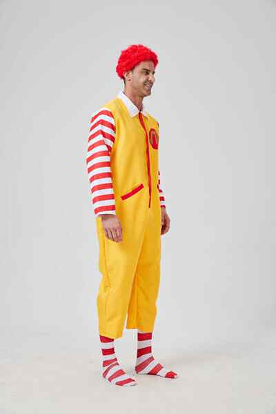 Traje de Palhaço Mac Donald para Homem