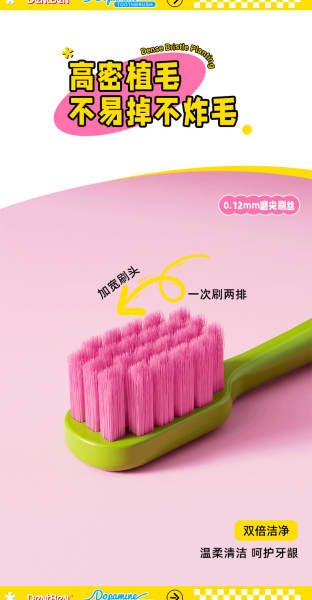 Brands britânica classe Dr. adultos escova de dentes de cabelo macio cuidados de limpeza avançado casal dopamina escova de dentes por atacado personalizado