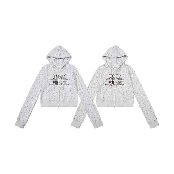 Blazer esportivo florido coreano
