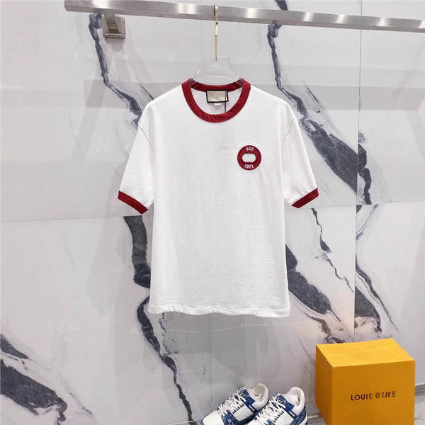 1.1 Versão correta Moncho 2025 Primavera Novo SLP Mu Mu Mu G Casa CUC Duplo G Tapeamento de corda curta T-shirt Homens e Mulheres