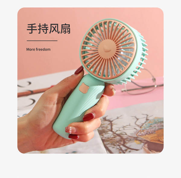 Novo verão fresco livre portátil ventilador de mão mini USB carregável portátil desktop ventilador elétrico