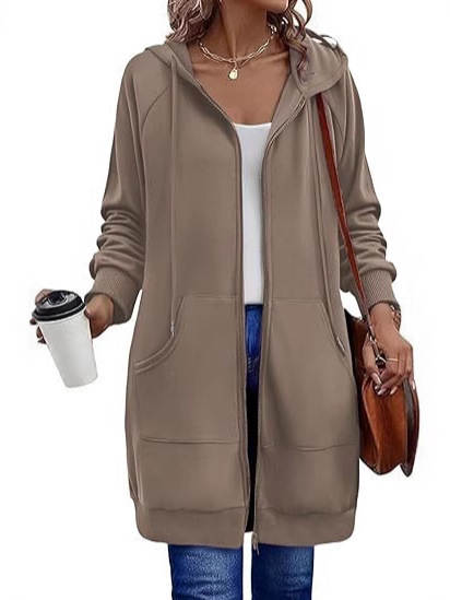 Vestido de casaco de outono da Amazon para mulheres com casaco de outono de outono de 2025.