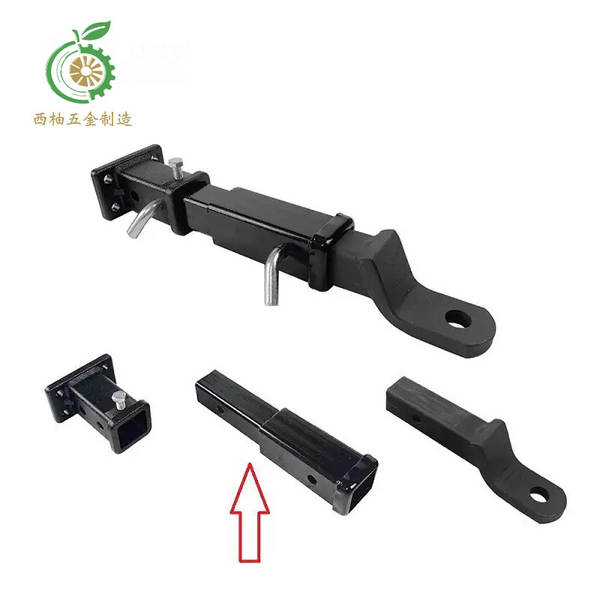 Transfronteiriço de vendas quentes de carrinhos de reboque 2 polegadas de extensão de tubo de recepção 7 polegadas 8 polegadas de tubo de recepção em branco