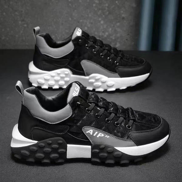 Sapatos de corrida para homens transfronteiriços 2026 Nova versão coreana de sapatos de corrida para homens de faixa baixa