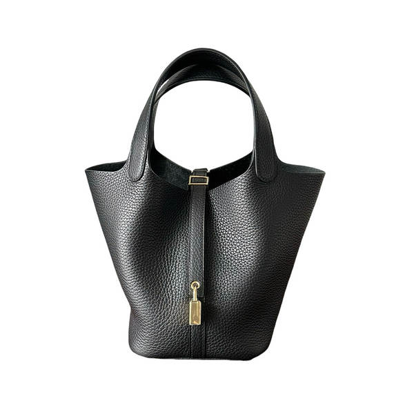 Bolsa de couro grande com alça