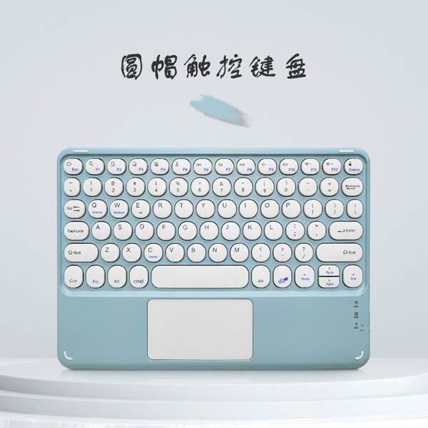 Teclado de toque sem fio Bluetooth Aplicável a tablets da Apple Teclado de controlo de teclado com logotipo de suporte personalizado para atacado