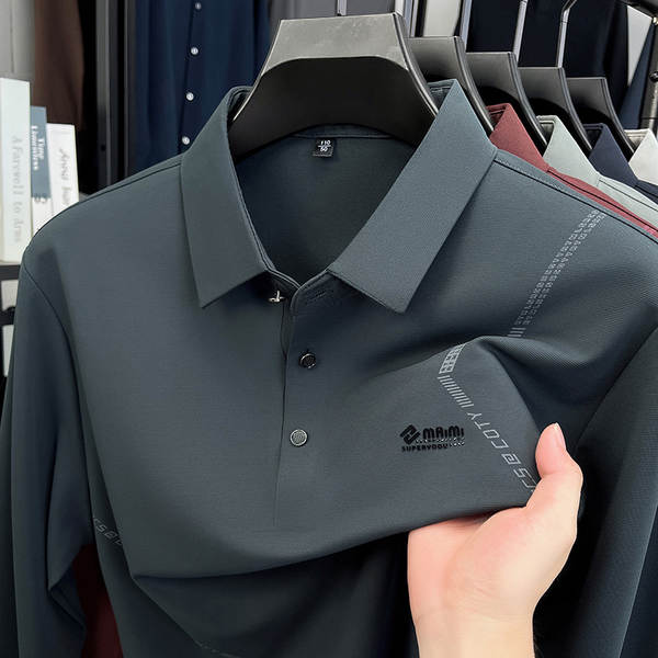 Camisa Polo Longa Manga Masculina