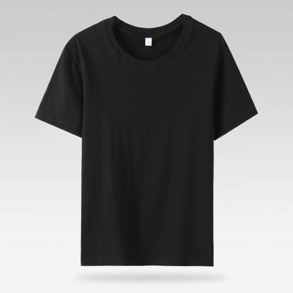 Vestido de algodão puro T-shirt homem impressão de mangas curtas Vestido de negócios de verão de anúncio de cultura T-shirt impressão de logotipo