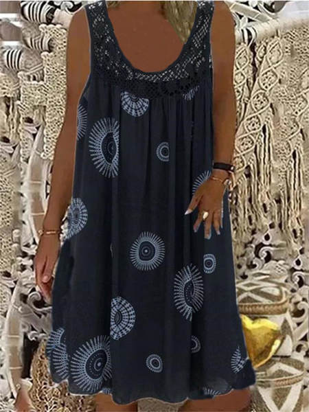 2026 Novo modelo europeu-americano de senhoras impressas digitais de ombro a ombro sexy pendurado relaxação vestido vestido Race vestido casual