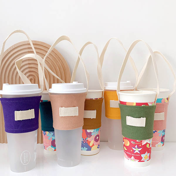Bolsa de Tecido para Copos de Café