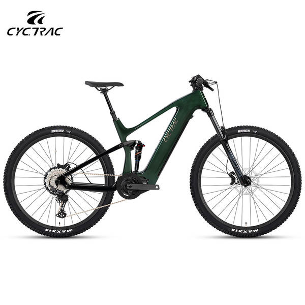 EM10 elétrico assistido bicicleta de montanha de cauda macia carroçaria de fibra de carbono M510 motor intermediário de oito lados para evitar o sismo em todo o campo