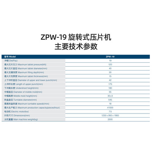 zPW-19 compressor rotativo de pó de aço inoxidável compressor de pó de aço inoxidável compressor de pílula totalmente automático