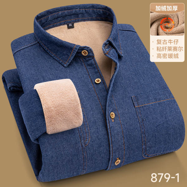 Jaqueta de couro jeans para inverno
