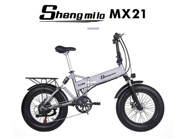 shengmilo bicicletas elétricas dobráveis assistente de choque bateria de lítio veículo elétrico de caminhão pode ser dobrado