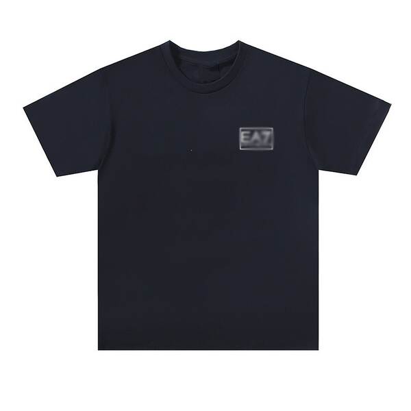 Camiseta Masculina Curta de Algodão