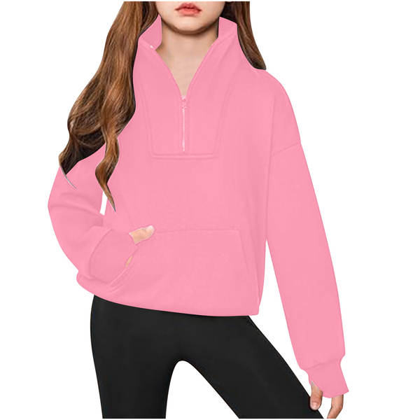 Blusa esportiva infantil de manga longa