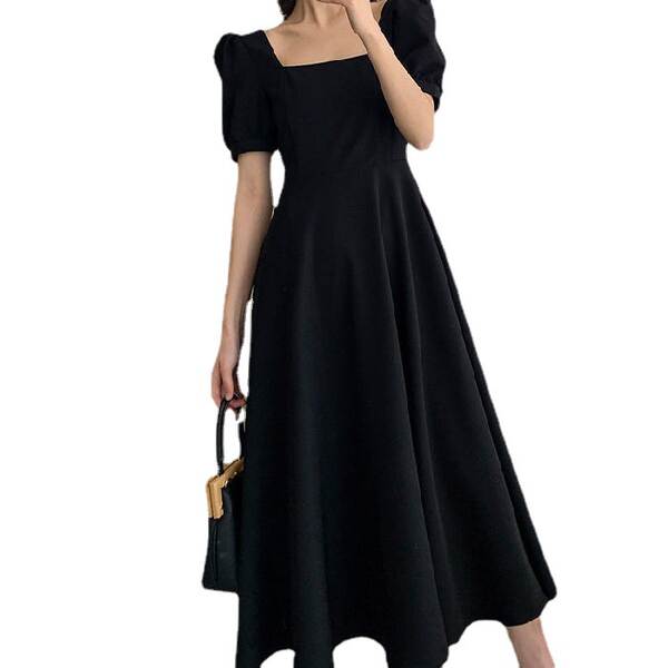 Vestido preto longo hebem
