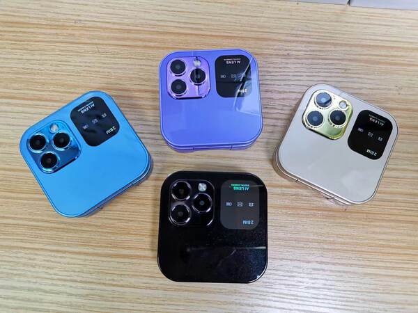 Novo celular transfronteiriço i16 pro duplo cartão para celular não-smartphone duplo celular Bluetooth fold pequeno celular