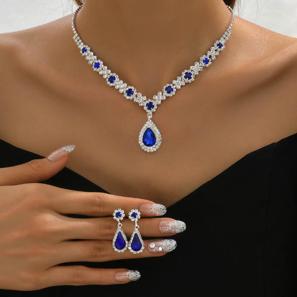 Preço especial!Joias europeias e norte-americanas de moda de alta qualidade de alta qualidade de joias de cristal