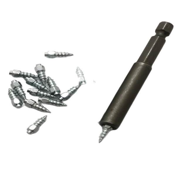 Pneus de bicicleta de inverno resistentes ao deslizamento 100pcs/4*9mm pneus de bicicleta resistentes ao deslizamento
